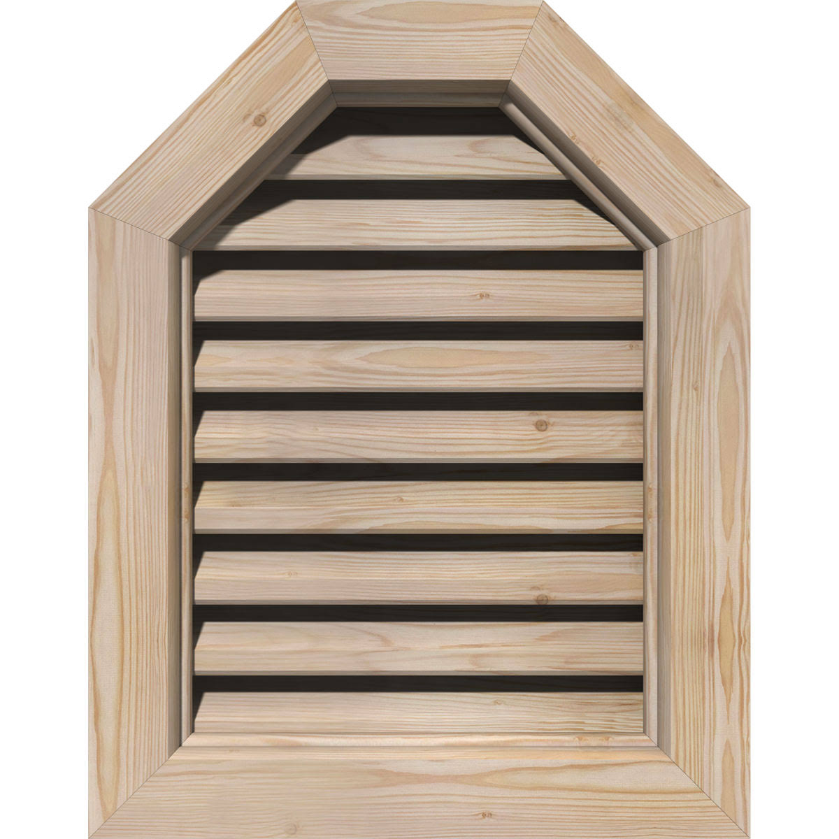Octagonal Top Gable Vent W3263