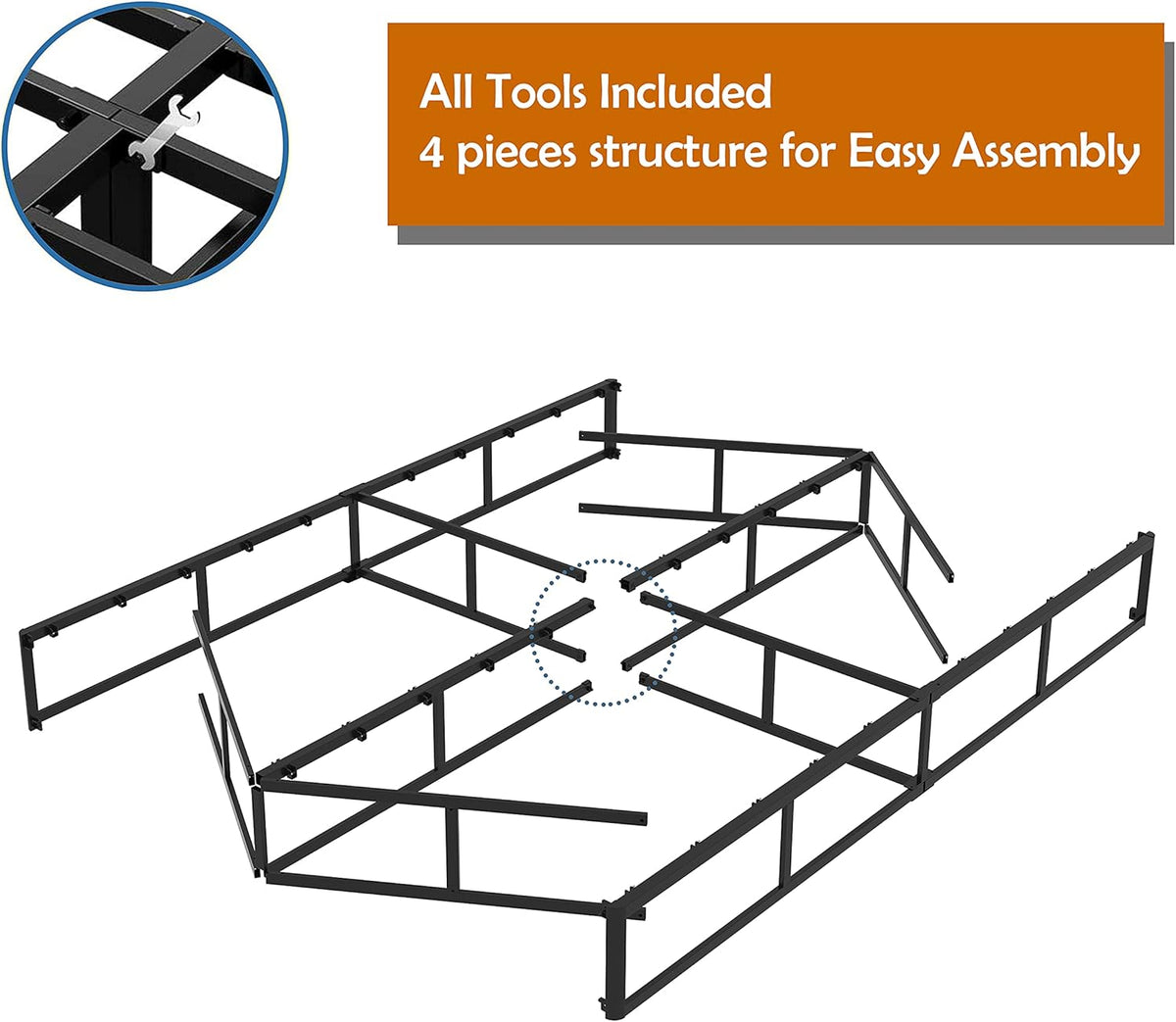 Cal King 9 Inch Metal Box Spring H84887