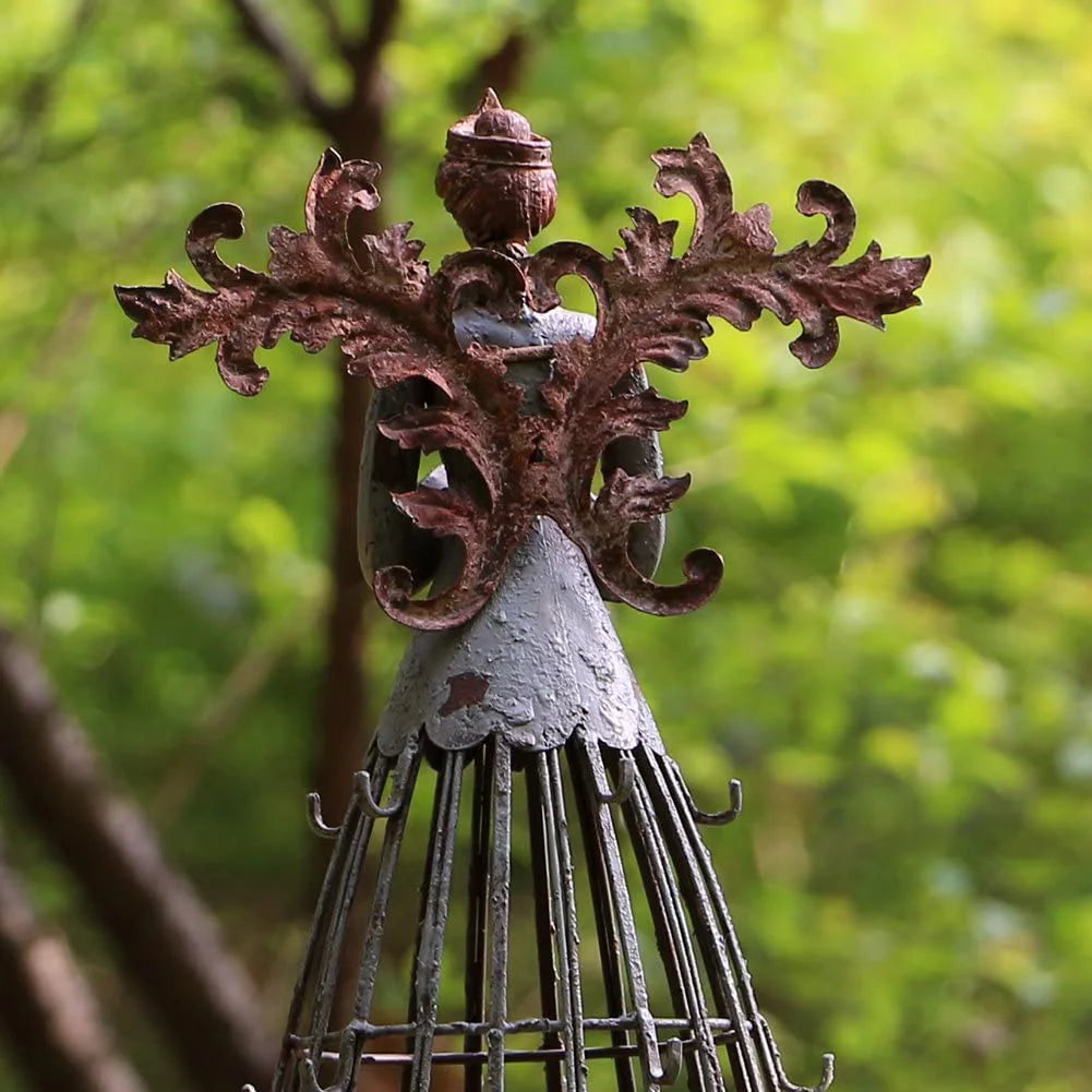 Antiqued Metal Garden Angel Statue 18"H O49882