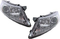 Headlight Assembly for Kia Optima 2010 2011 2012 2013 Pair Halogen Q2352