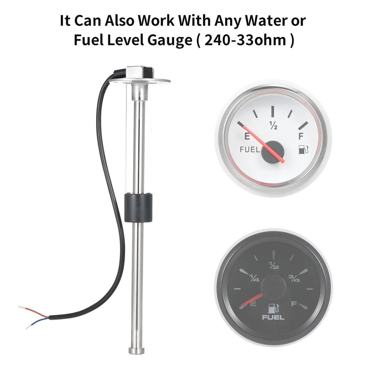 Fuel Stainless Steel Water Level Sensor 240-33ohm A30327