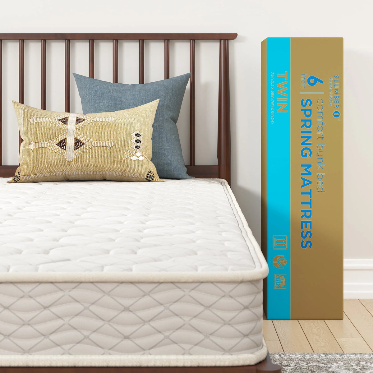 6 Innerspring Twin Mattress W140818