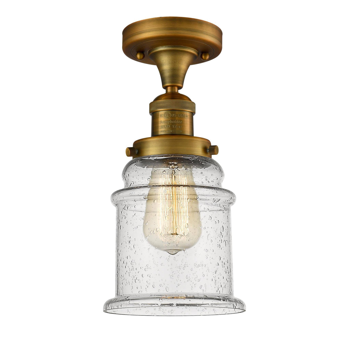 1 Light Semi-Flush Mount M6002