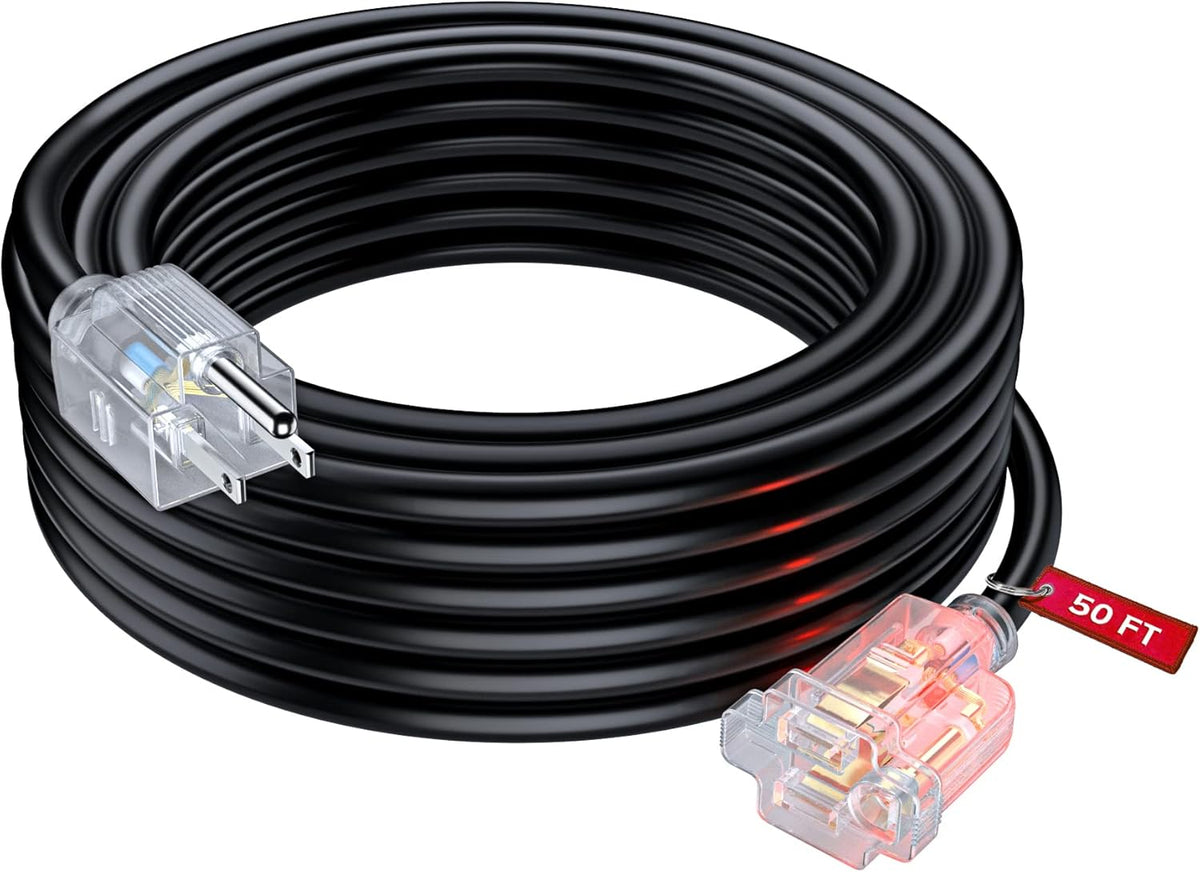 Orange 100 Feet 14 Gauge Heavy Duty Outdoor Extension Cord S1328