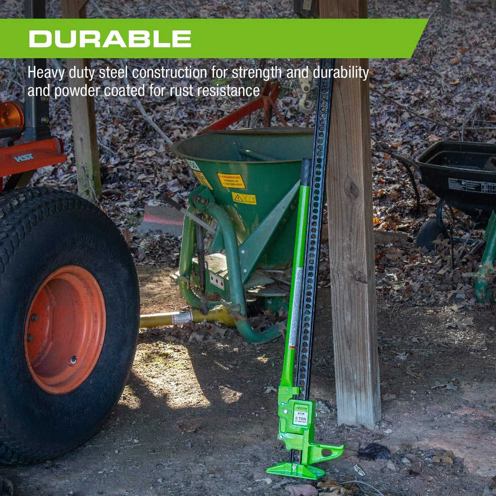 60-Inch Heavy Duty Farm Jack with Ratcheting Design B5049
