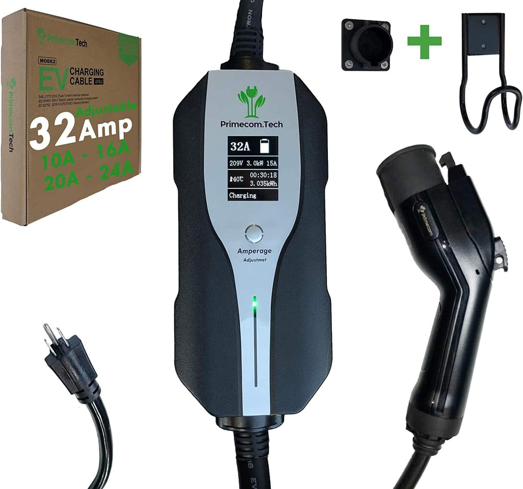 Level 2 Electric Vehicle Charger with 30Ft Cable M605