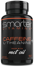 200mg Caffeine Pills with MCT Oil and 100mg L-Theanine D51684