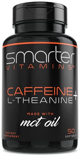200mg Caffeine Pills with MCT Oil and 100mg L-Theanine D51684