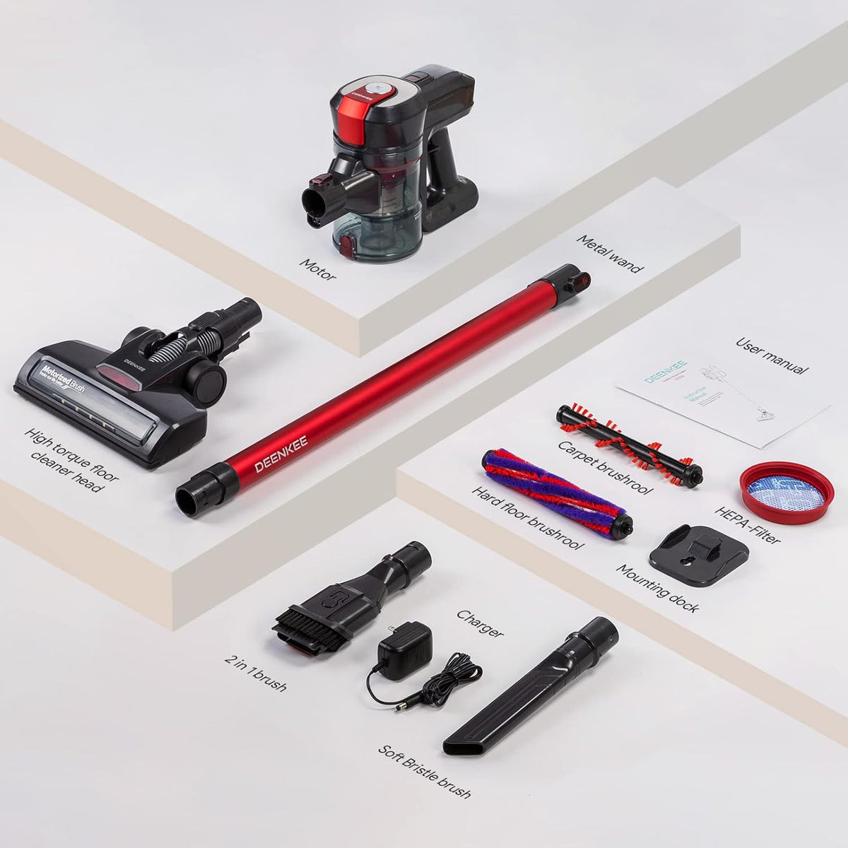 20KPa 250W Cordless Handheld Vacuum Cleaner W10826