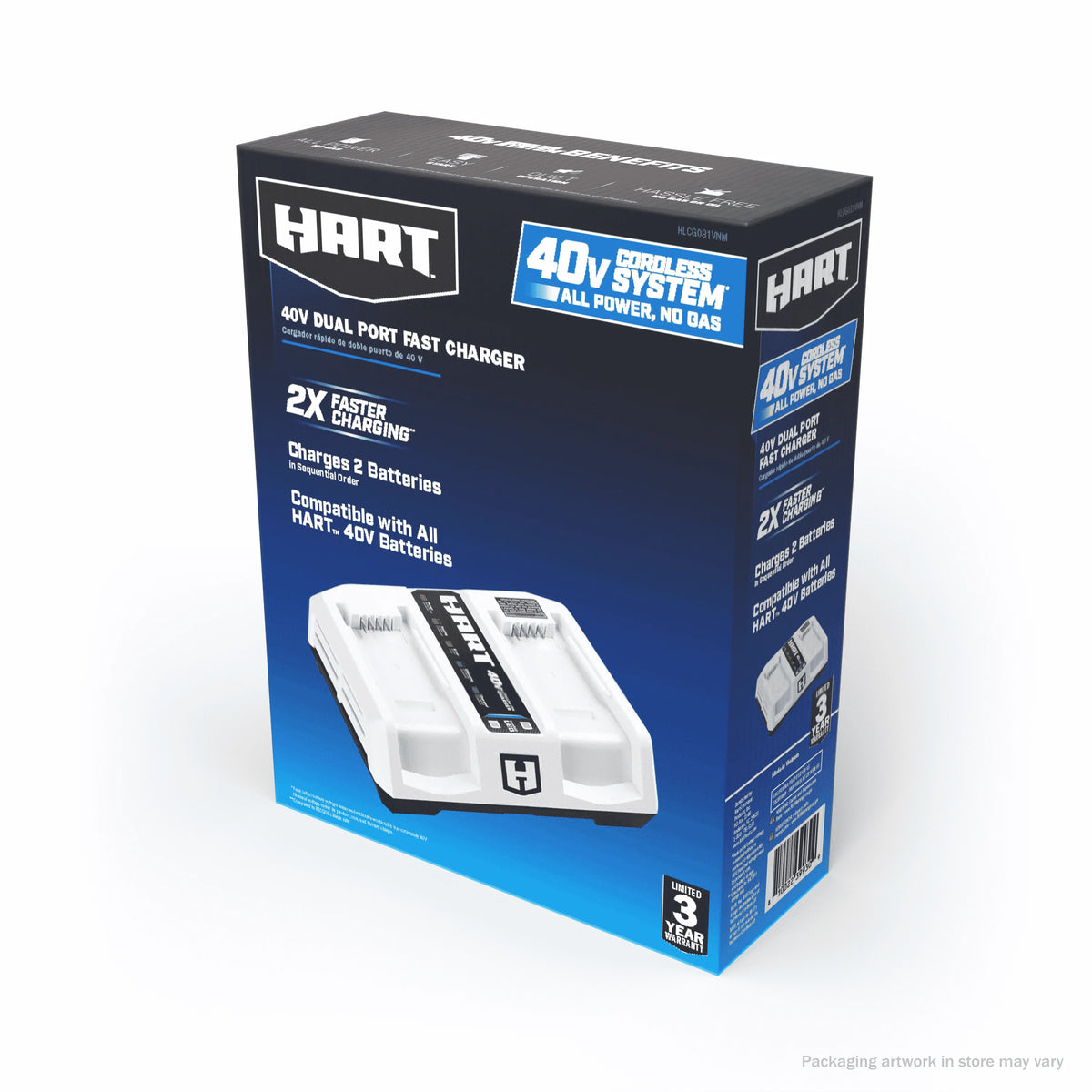 40-Volt Dual Port Fast Charger E224429