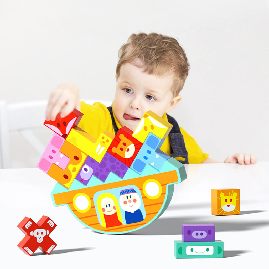 Wooden Building Block Set Educational Toy F934832