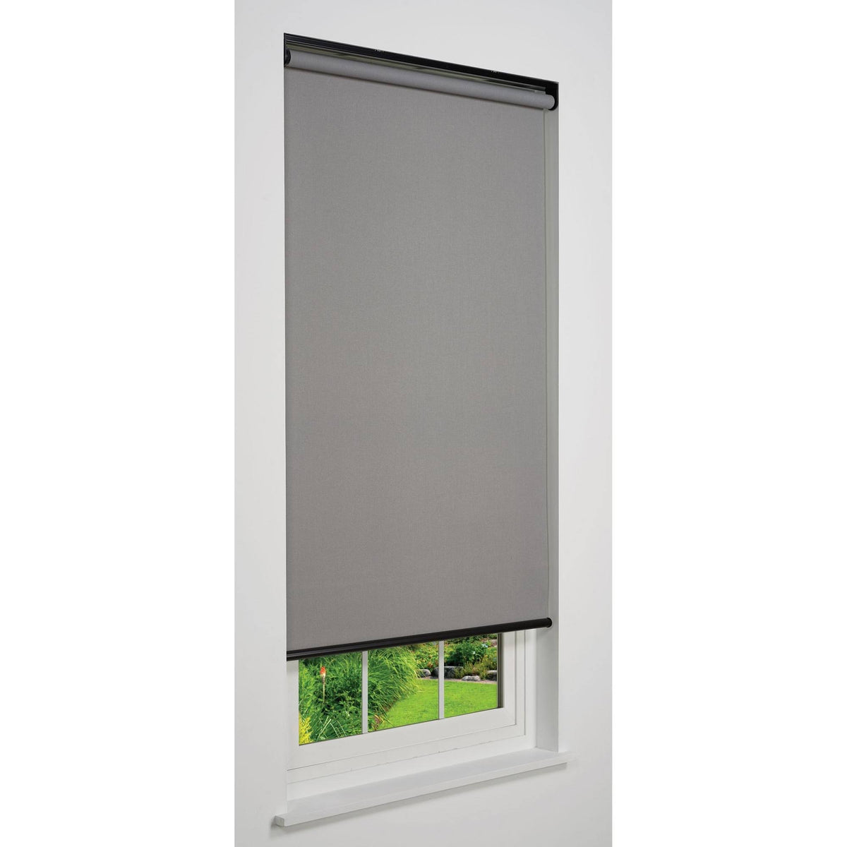 Light Grey Cordless Light Filtering Roller Shade N10746