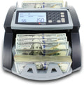 Money Counter with UV/MG/IR Counterfeit Detection, Add and Batch Modes, Large LCD Display, 1,300 Notes/Minute D191