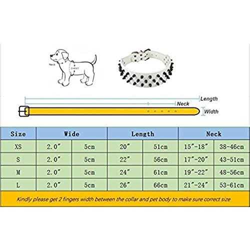 Black Spiked Studded Dog Collar A97660