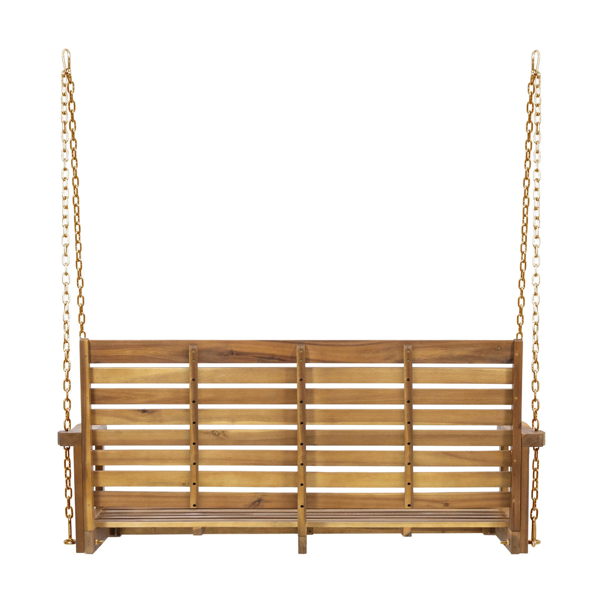 Teak Acacia Wood Porch Swing N9732