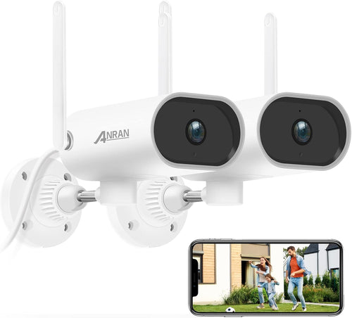 1080P WiFi Outdoor Security Camera 2-Pack I548