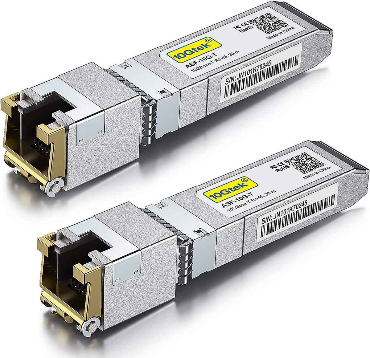 10GBase-T SFP+ Transceiver, RJ-45 SFP+ CAT.6a, up to 30 meters C2315