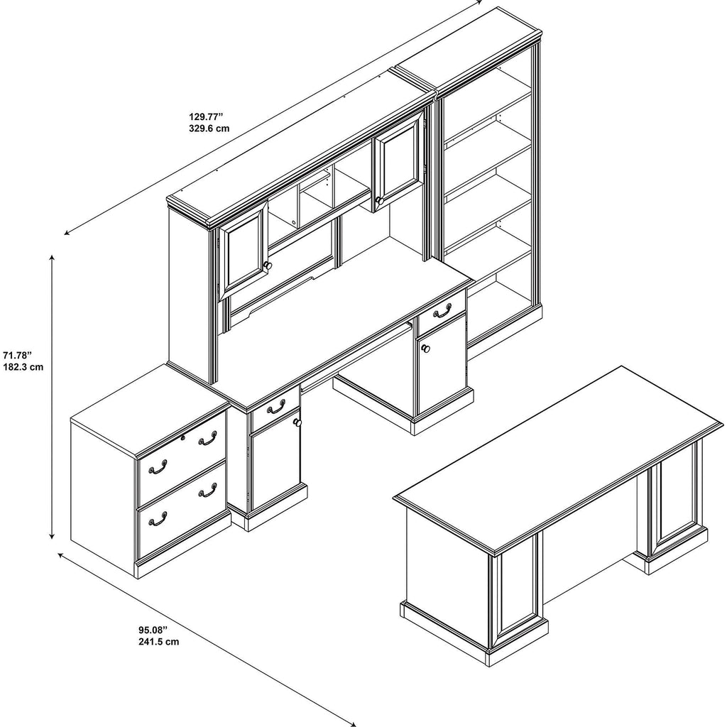5 Shelf Bookcase F6471