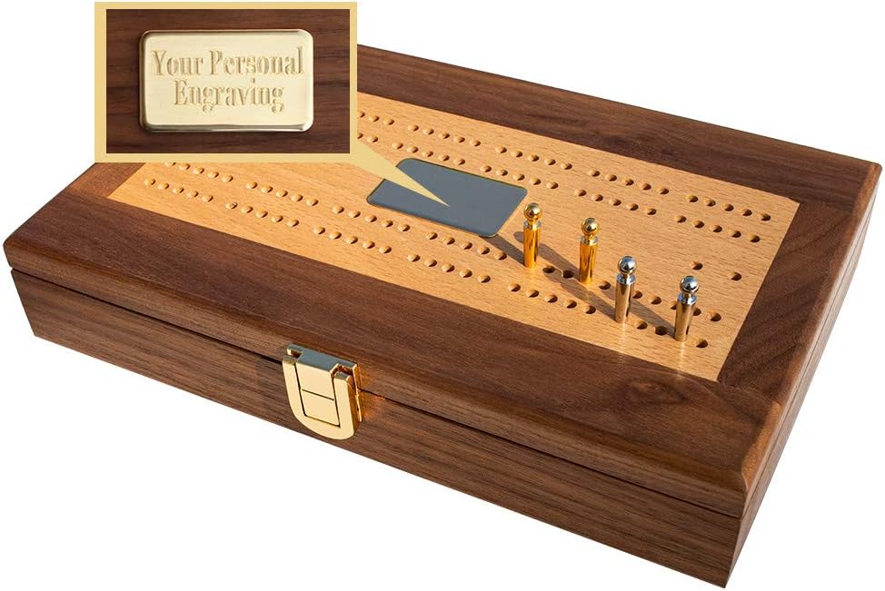 Domino Set with Walnut-Framed Beechwood Case J481561