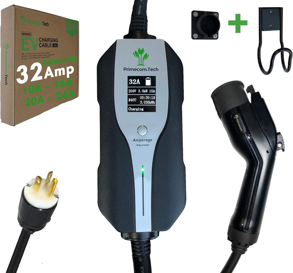 Level 2 Electric Vehicle Charger with 30Ft Cable M605