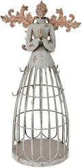 Antiqued Metal Garden Angel Statue 18"H O49882