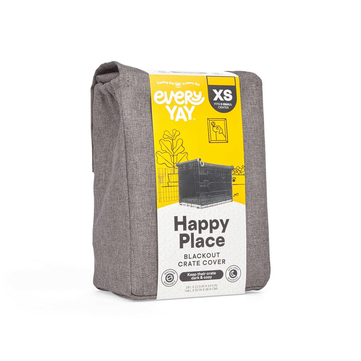 Grey Dog Crate Cover I9504