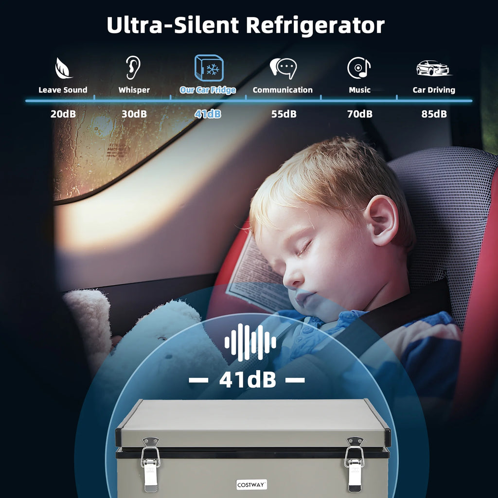 68 Quart Portable Car Refrigerator Freezer C49151