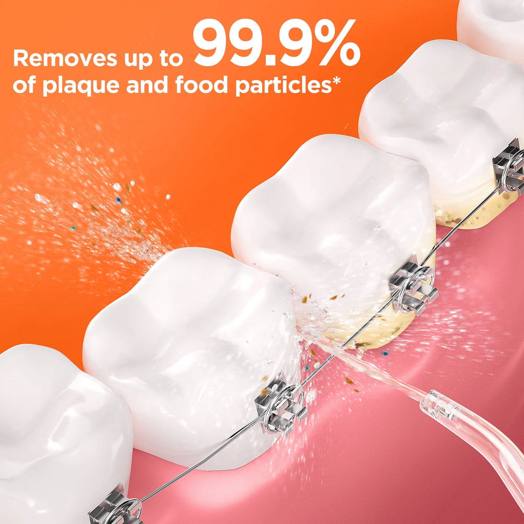 Cordless Water Flosser with 6 Jet Tips O715