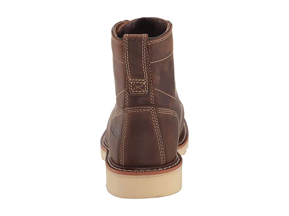 Brown Lace Work Boots U3854