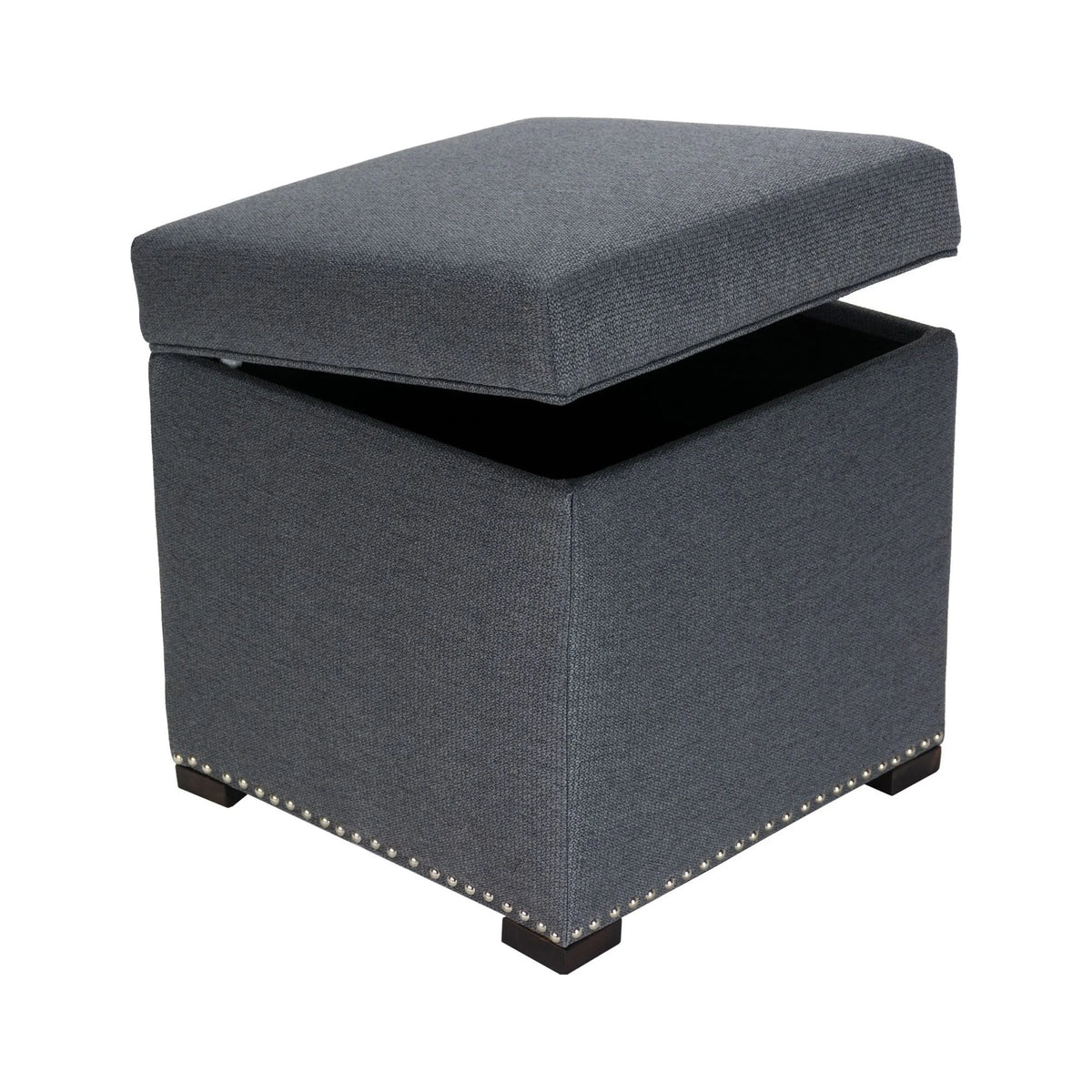 Square Upholstered Storage Ottoman F25969