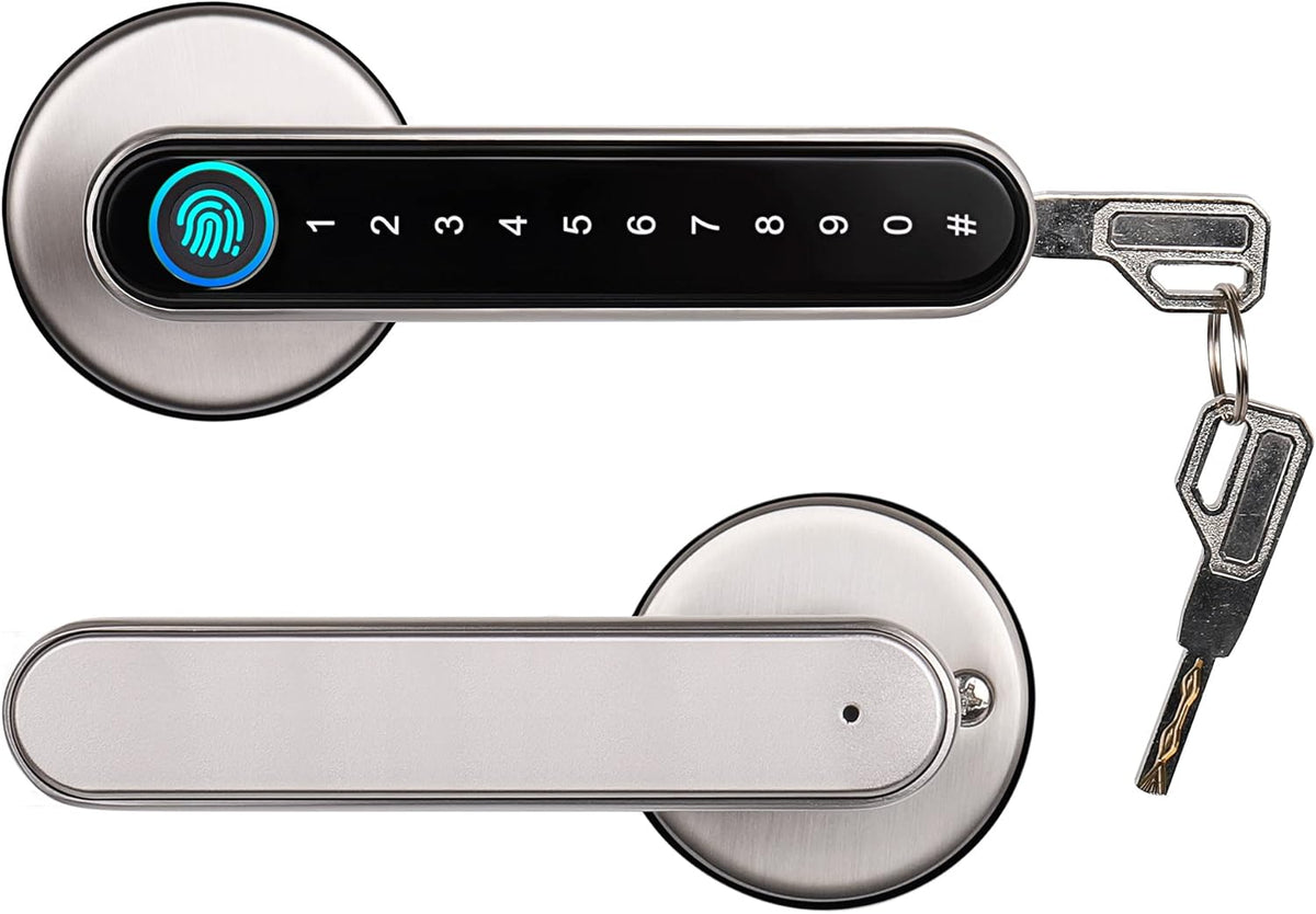 Black Fingerprint Door Lock with Keyless Entry N517