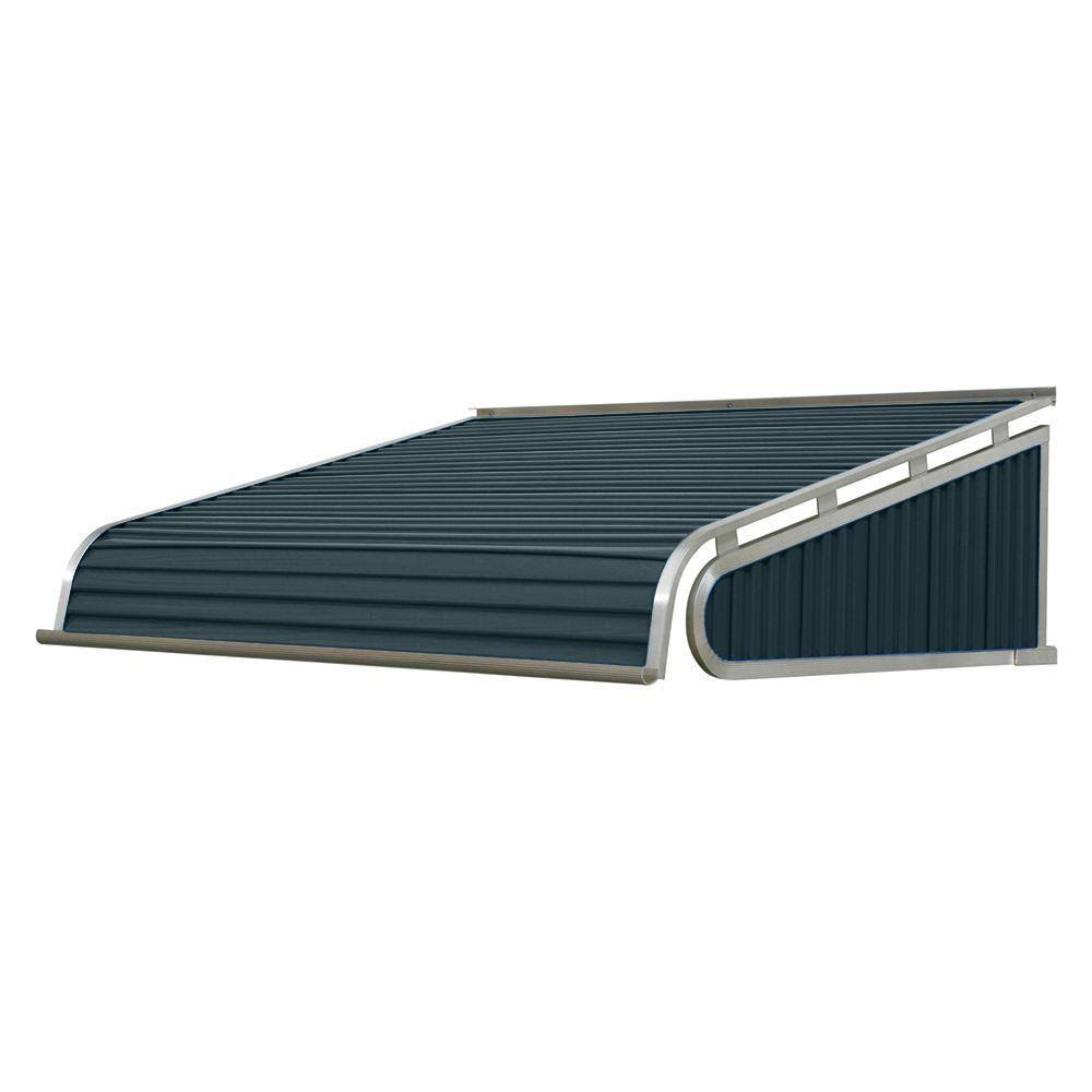 5 ft. Aluminum Door Canopy Awning in Bedford Blue U83748