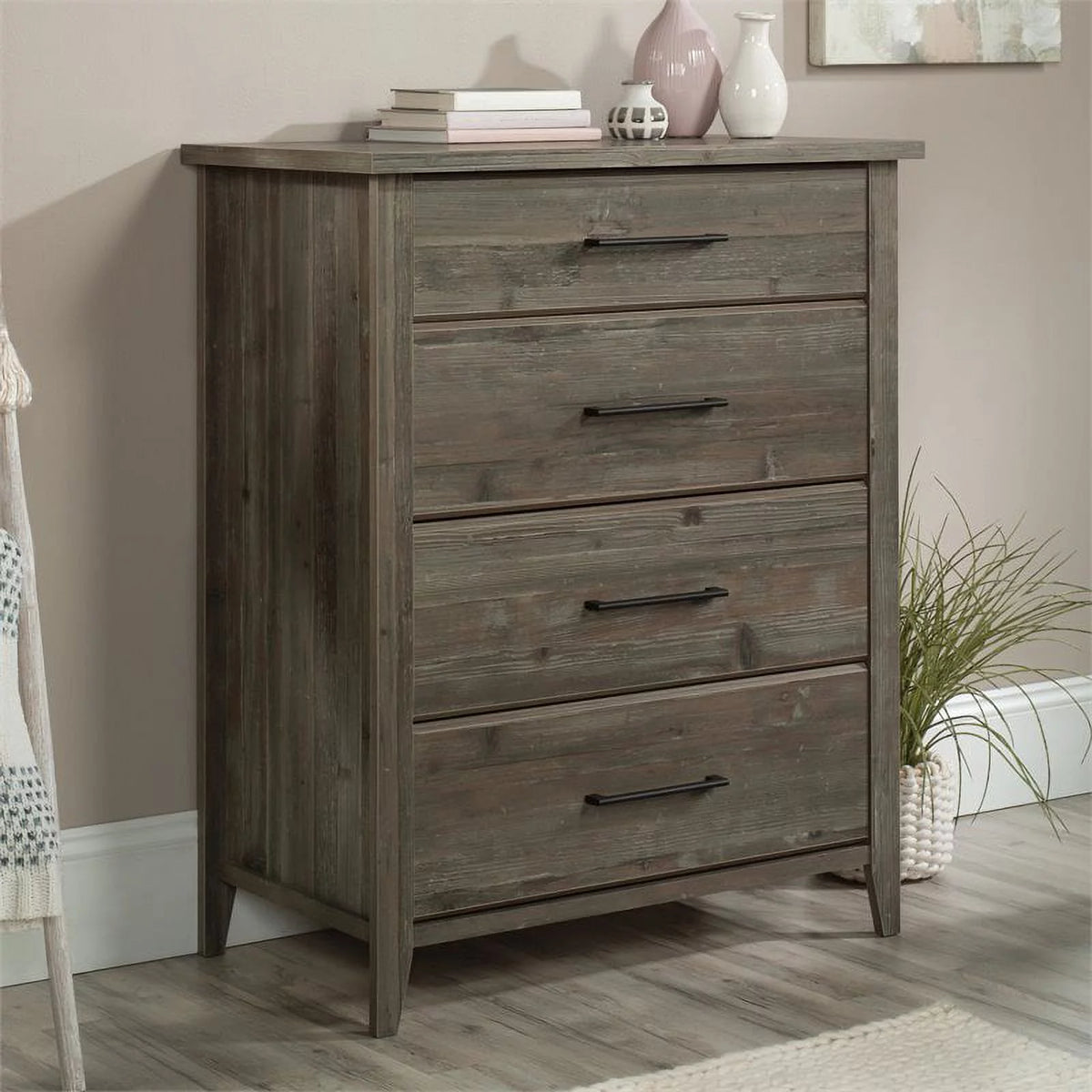 Engineered Wood 4-Drawer Bedroom Chest T249530