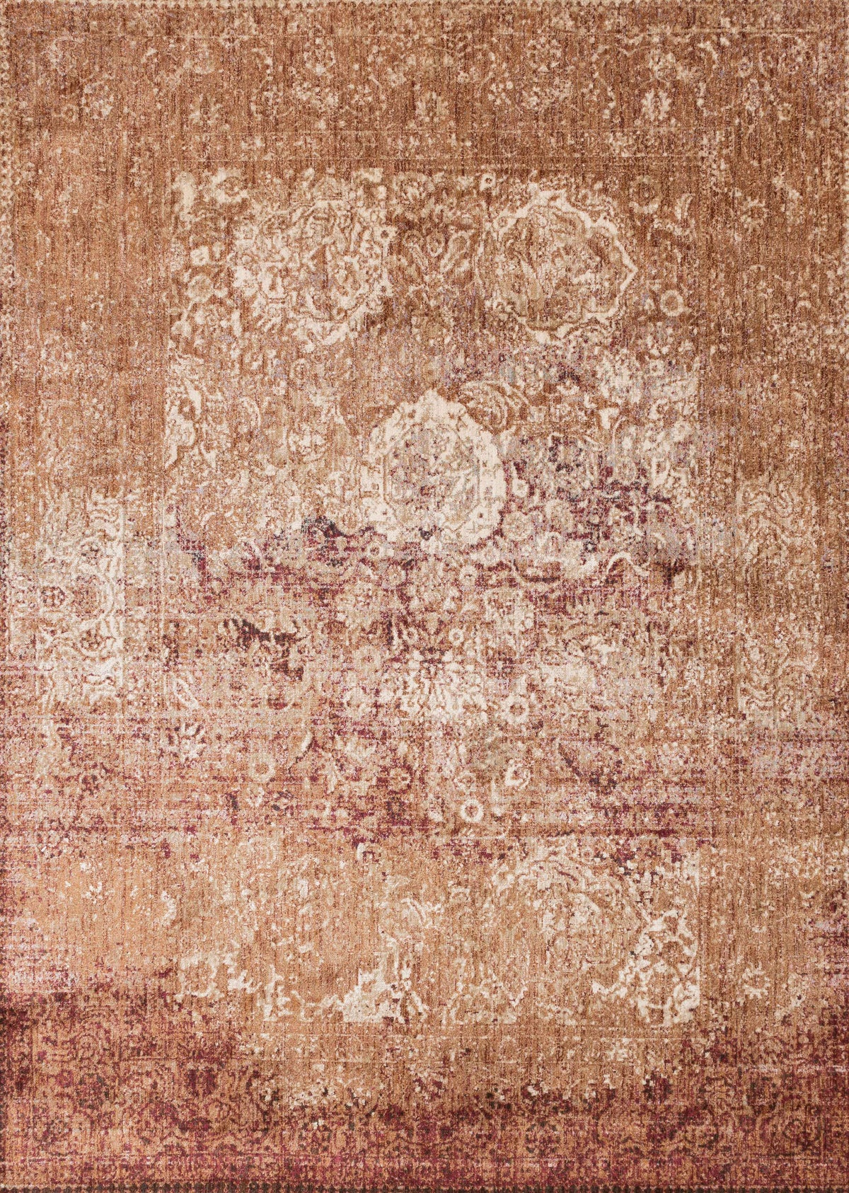 Copper Ivory 9'6 x 13' Rug T442