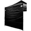 10x10 ft. Pop Up Canopy Tent with Roller Bag and Sidewalls, Black Y706