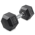 45 lbs Rubber Coated Hex Dumbbell G483