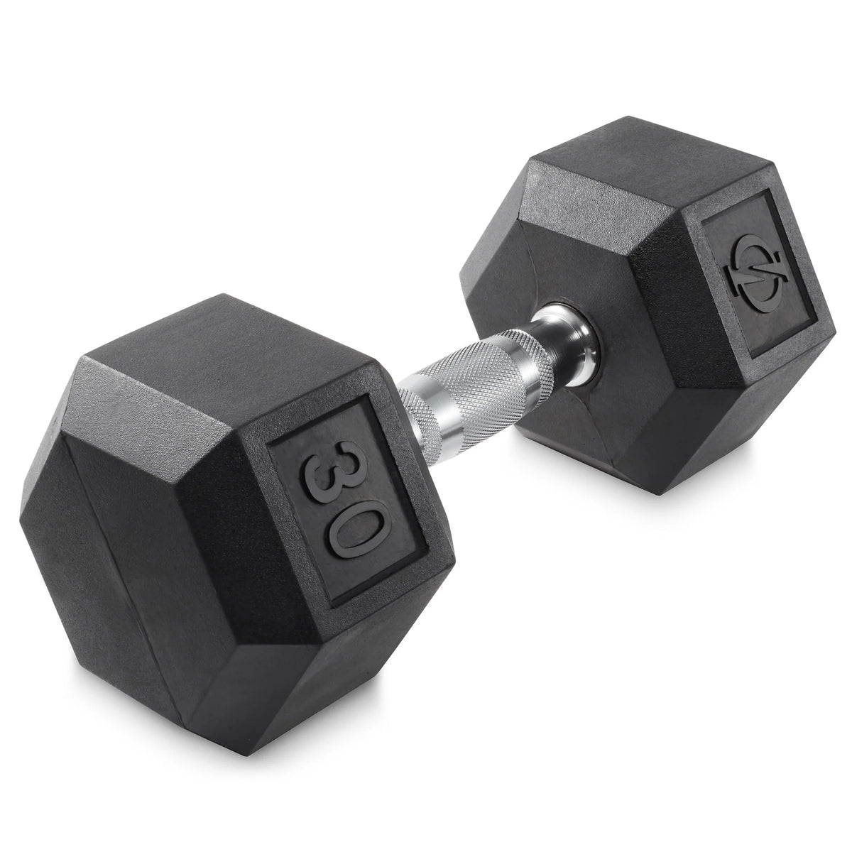 45 lbs Rubber Coated Hex Dumbbell G483