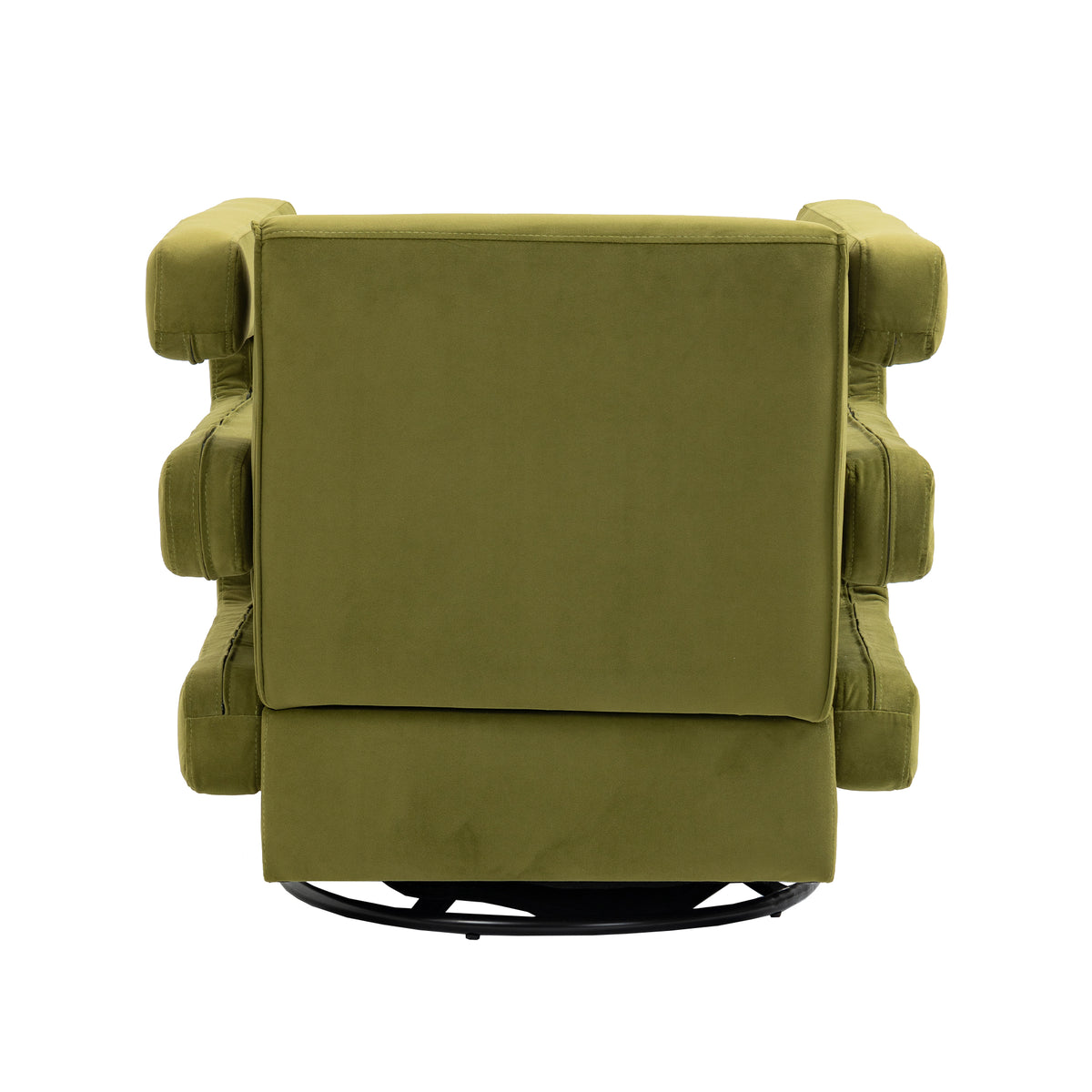 Olive Upholstered Swivel Accent Chair Z174316