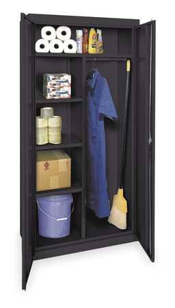 Gray 78 in H 36 in W Storage Cabinet N62256