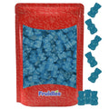 Blue Raspberry Gummi Bears Candy (1 Pound Bag) W212