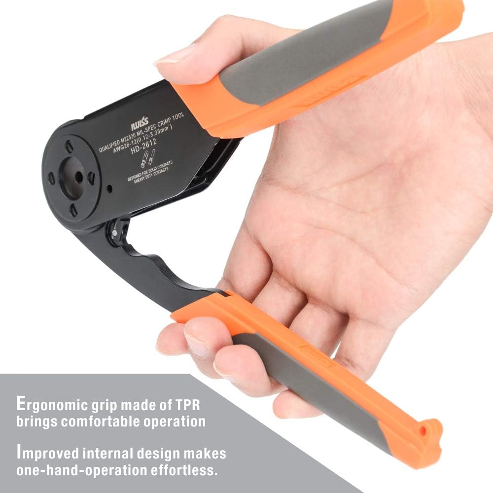 Deutsch Solid Contacts Crimping Tool AWG 26-12 C40557