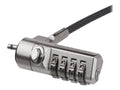 Laptop Cable Lock with Swivel Hinge 4-Digit Combination Lock Y249078