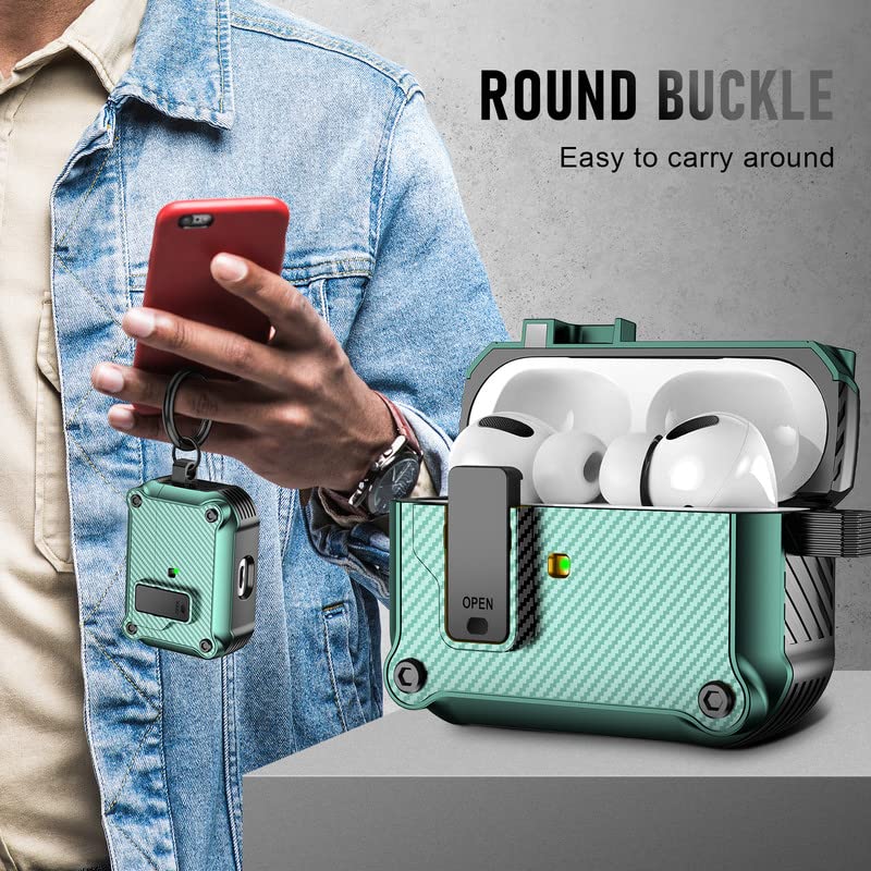 AirPods Pro 2nd Generation Case Cover with Keychain, Black Z162528