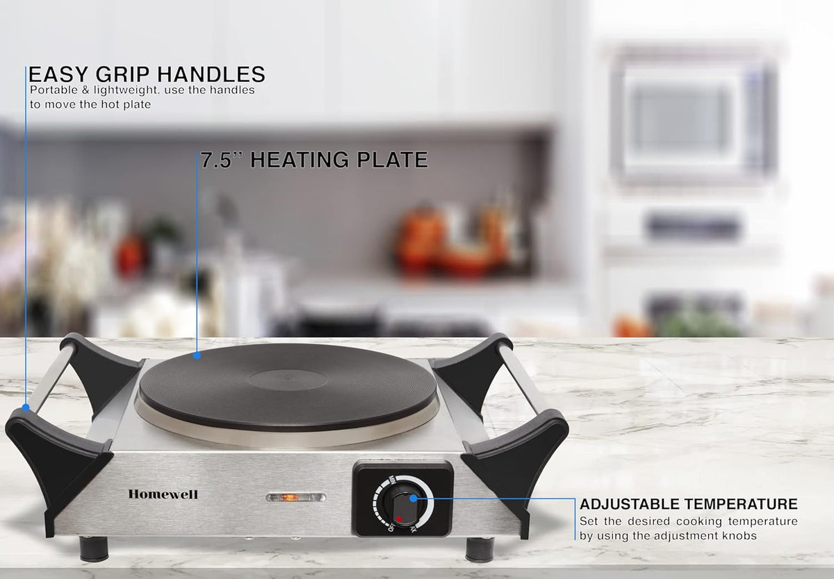 Electric Cast Iron Hot Plate Dual Burner R718839