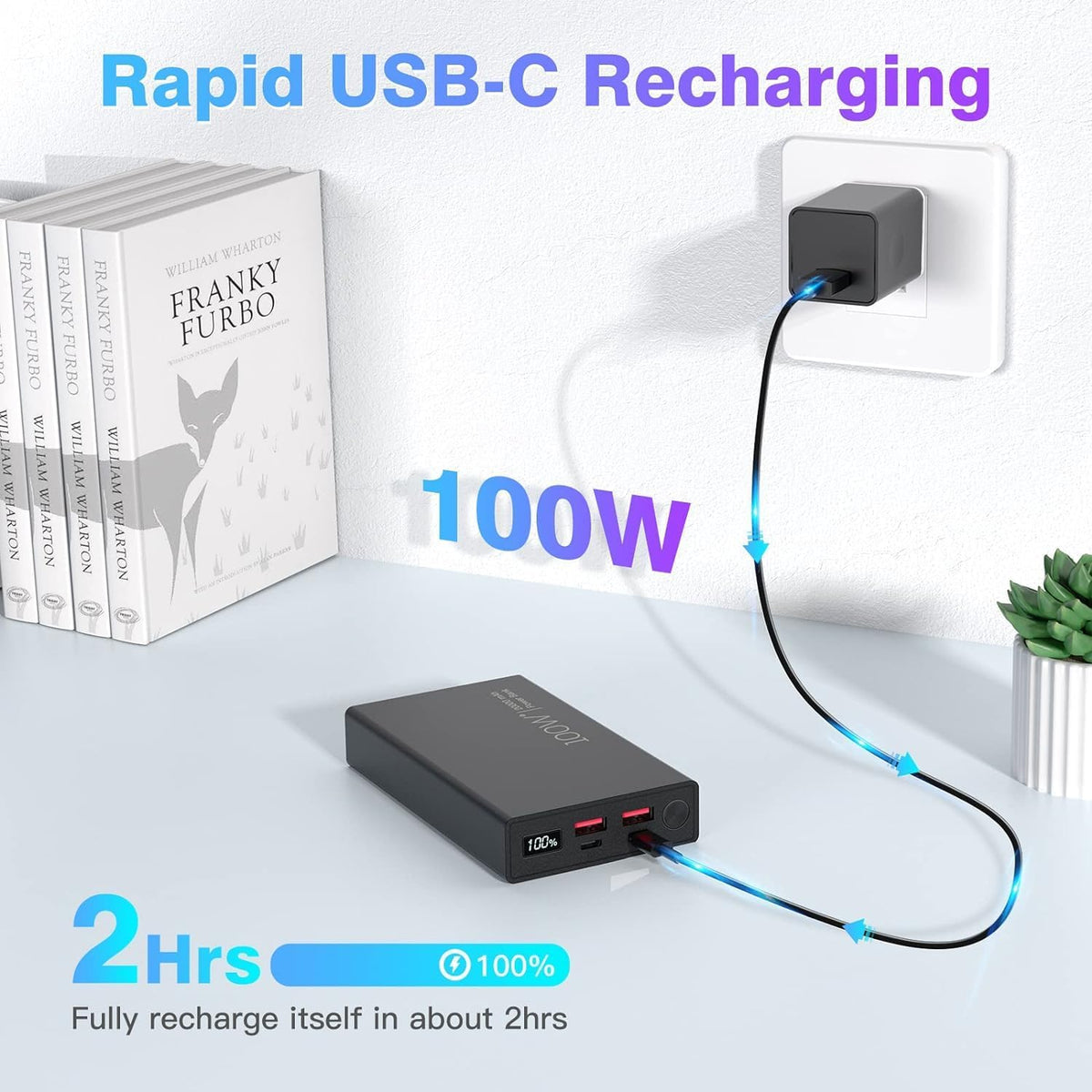 100W 20000mAh USB C Portable Laptop Charger U57753