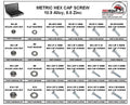 HEX Cap Screw 10.9 Alloy, 8.8 ZINC Assortment G467