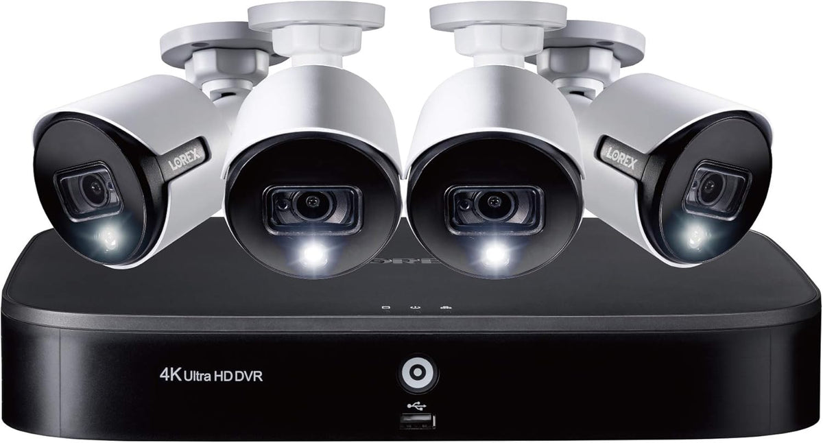 2K HD Indoor/Outdoor Security System with 4 x 5MP Cameras I766
