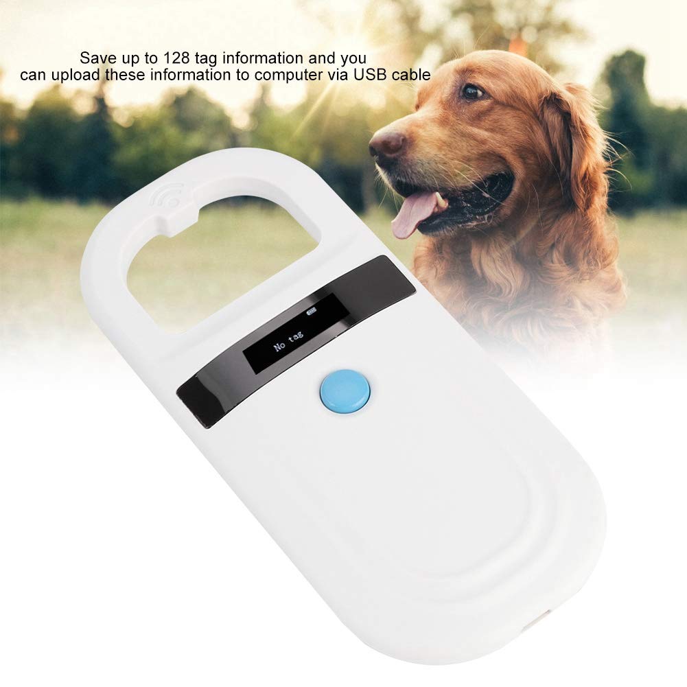RFID 134.2Khz Pet ID Microchip Scanner with OLED Display I76529