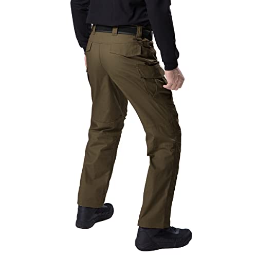 Men's Water Resistant Relaxed Fit Tactical Cargo Work Pants V445822