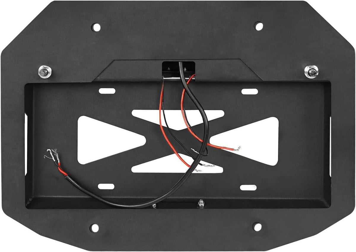 Spare Tire Delete License Plate Relocation Kit with Third Brake Light R31017
